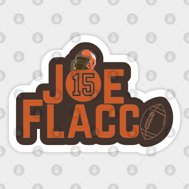 Joe Flacco 15 Sticker by Alexander S.